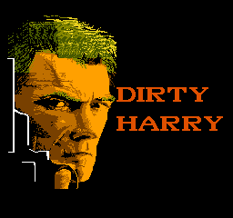 Dirty Harry title screen for NES